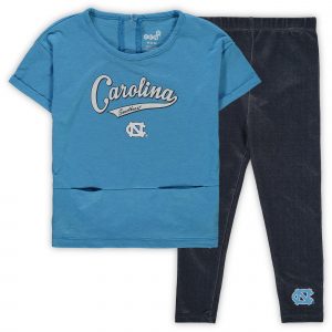 Girls Preschool Carolina Blue North Carolina Tar Heels Stadium T-Shirt & Leggings Set