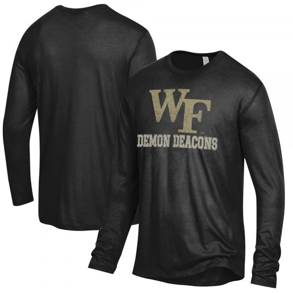 Men's Black Wake Forest Demon Deacons Keeper Long Sleeve T-Shirt
