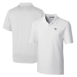 Men's Cutter & Buck White Wake Forest Demon Deacons Big & Tall Forge Stretch Polo