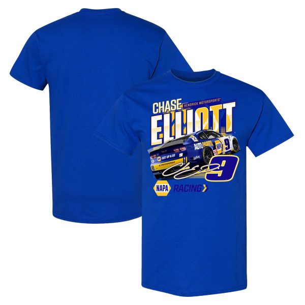 Men's Hendrick Motorsports Team Collection Royal Chase Elliott Speed T-Shirt