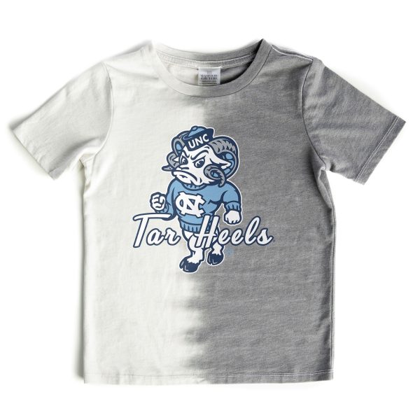 Girls Youth Gameday Couture Gray North Carolina Tar Heels Pacesetter T-Shirt