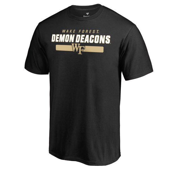 Men's Black Wake Forest Demon Deacons Team Strong T-Shirt