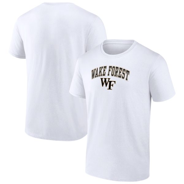 Men's Fanatics Branded White Wake Forest Demon Deacons Campus T-Shirt