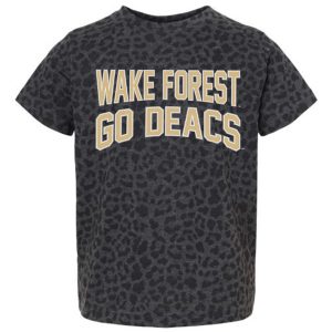 Toddler Gameday Couture Leopard Wake Forest Demon Deacons Fan Favorite Leopard T-Shirt