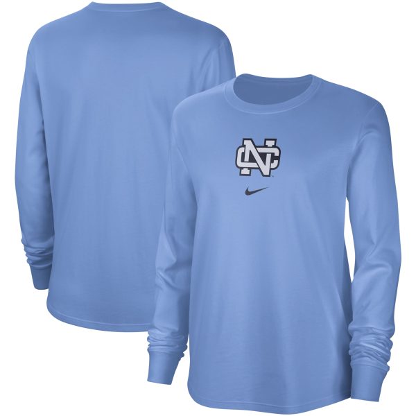 Women's Nike Carolina Blue North Carolina Tar Heels Vintage Long Sleeve T-Shirt