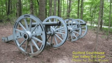 Cannon at Guildford Courthouse